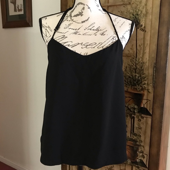 Show Me Your MuMu Tops - Show Me Your Mumu Black Andi Halter Cami Top Small
